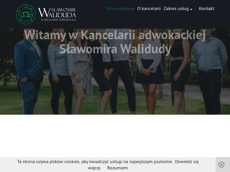 KANCELARIA ADWOKACKA ADW. SŁAWOMIR WALIDUDA